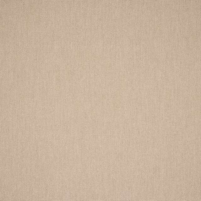 Soft warm beige plain woven fabric swatch with fine textured surface