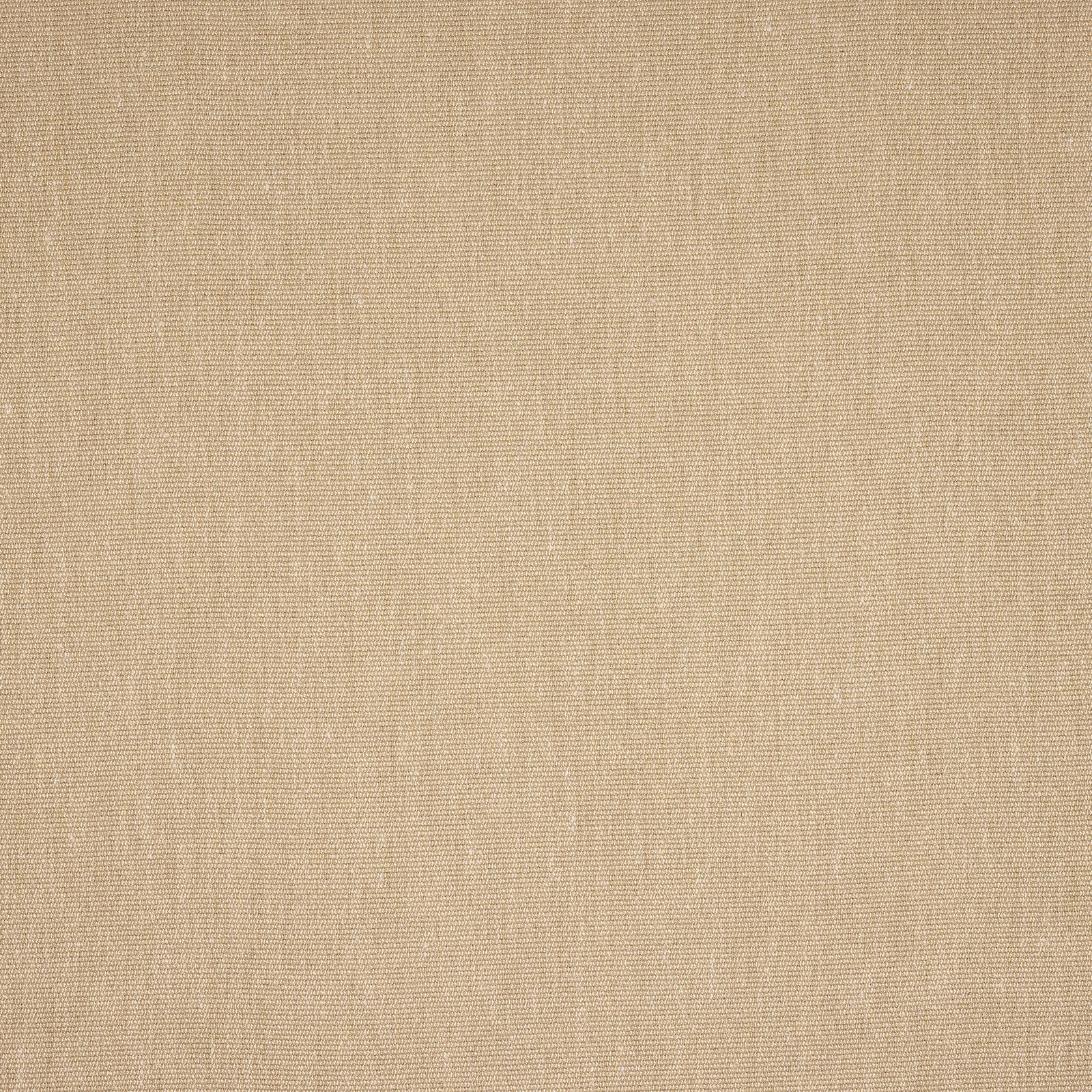 Close-up of plain sand beige woven fabric with fine textured weave