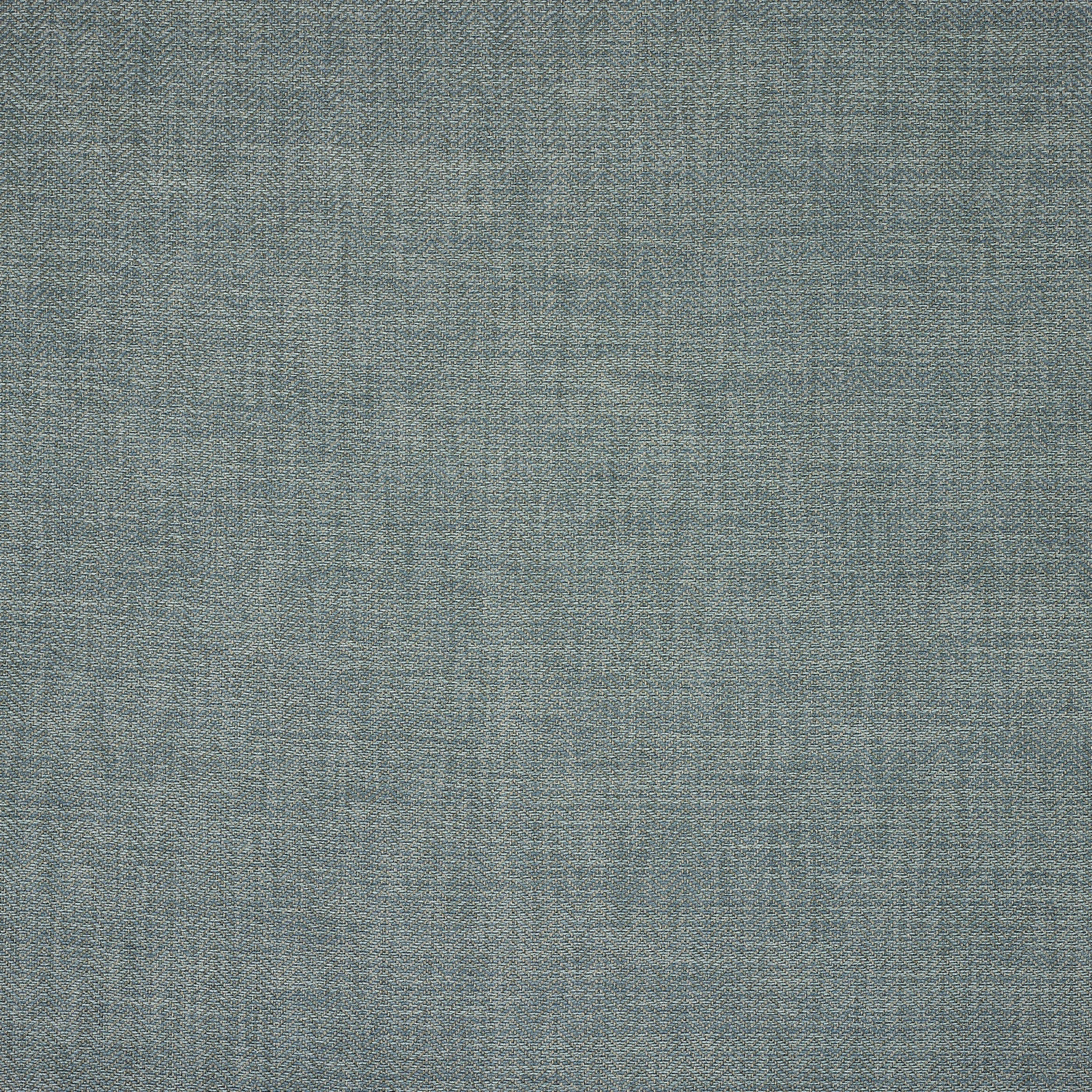 Muted blue woven fabric swatch with fine heathered texture