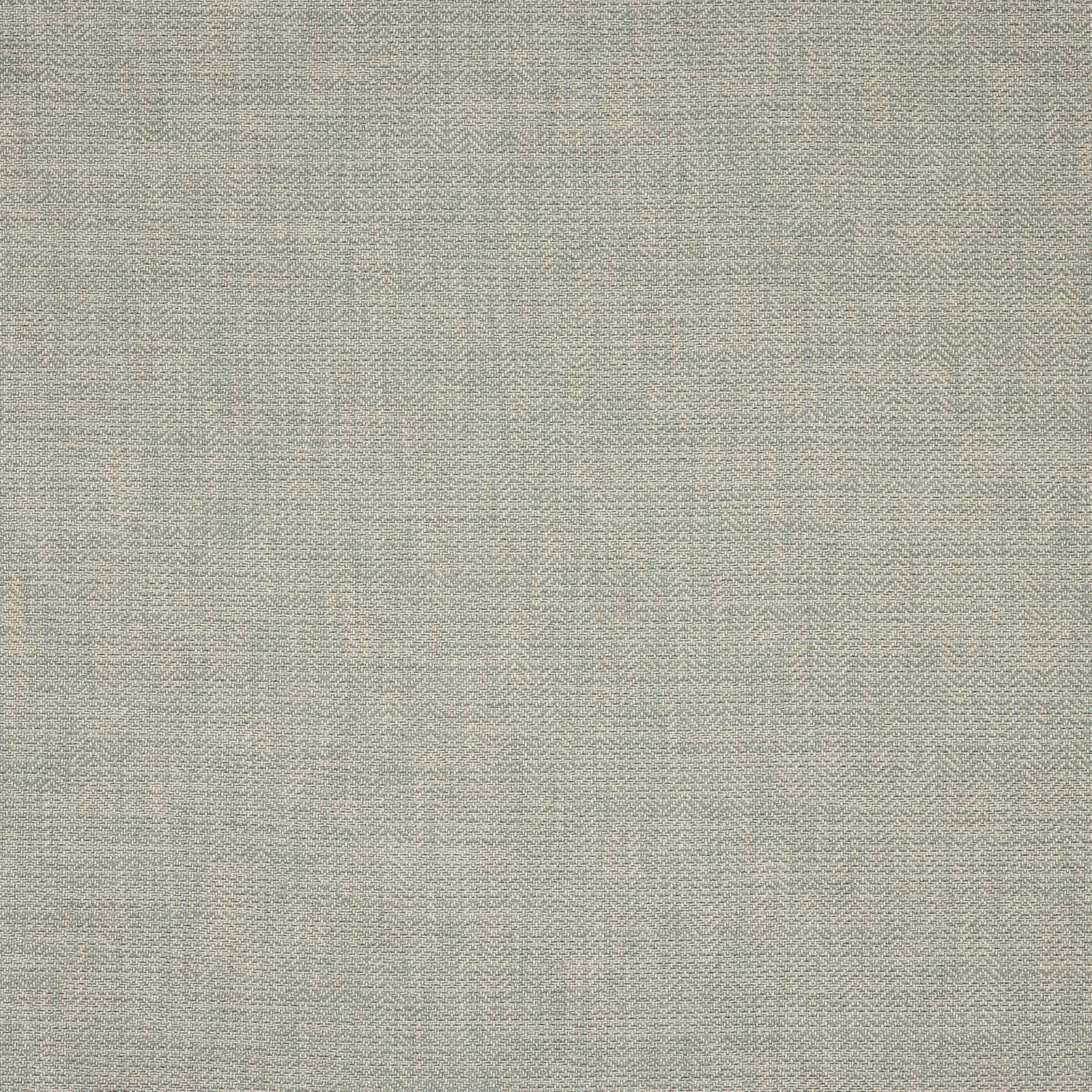Pale celadon woven check fabric with fine herringbone texture