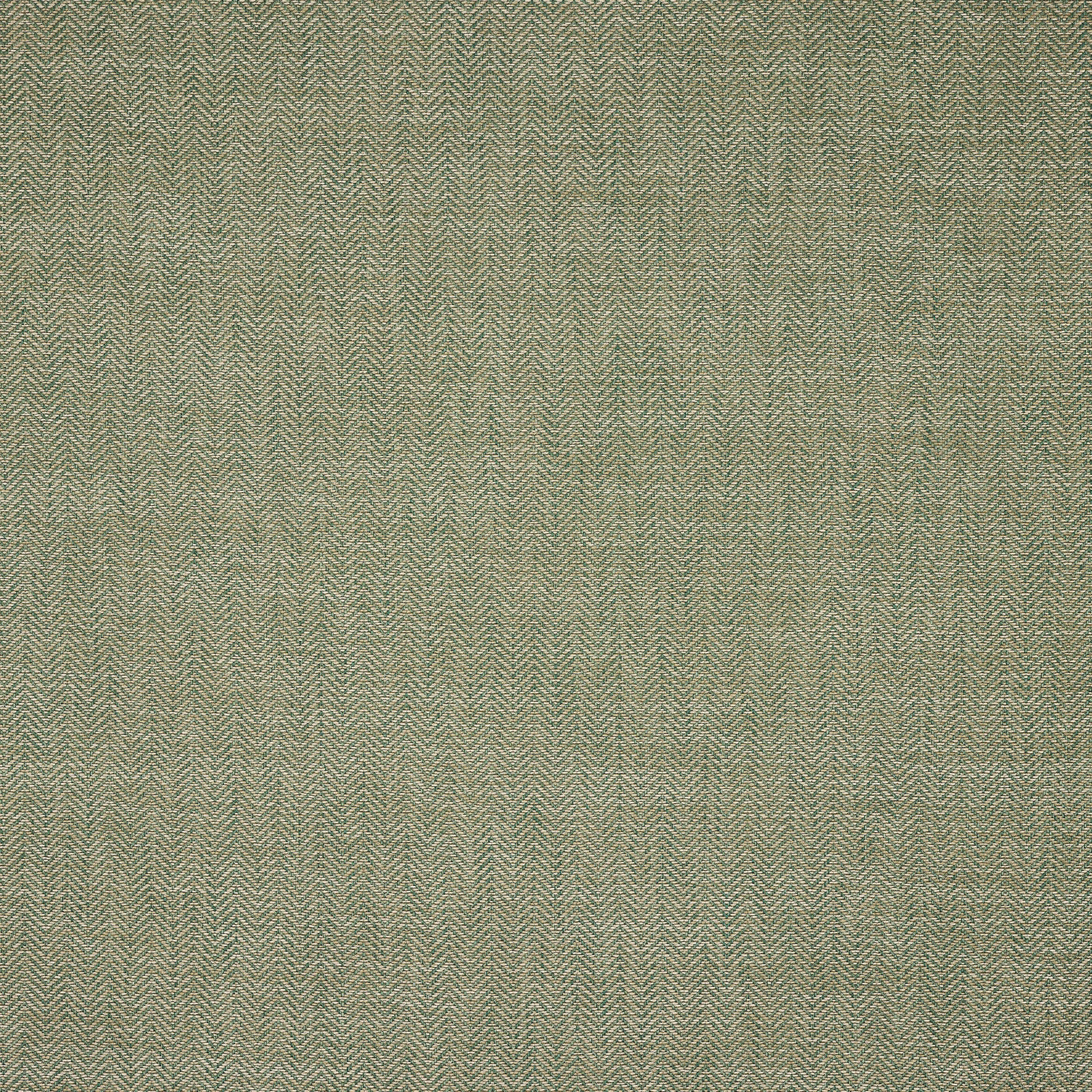Muted bracken-green herringbone woven fabric with fine chevron texture