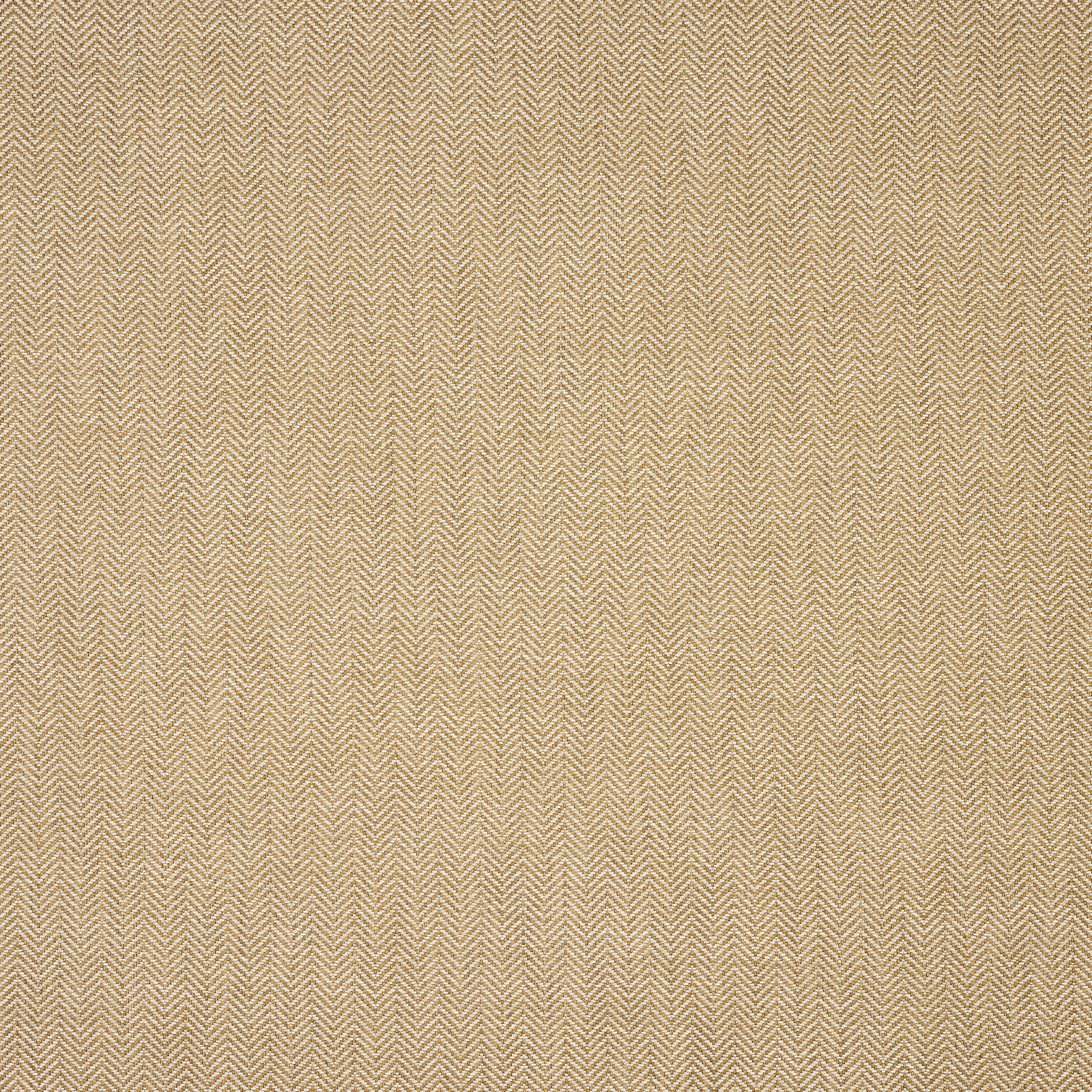 Warm gold herringbone woven fabric with a fine textured chevron pattern