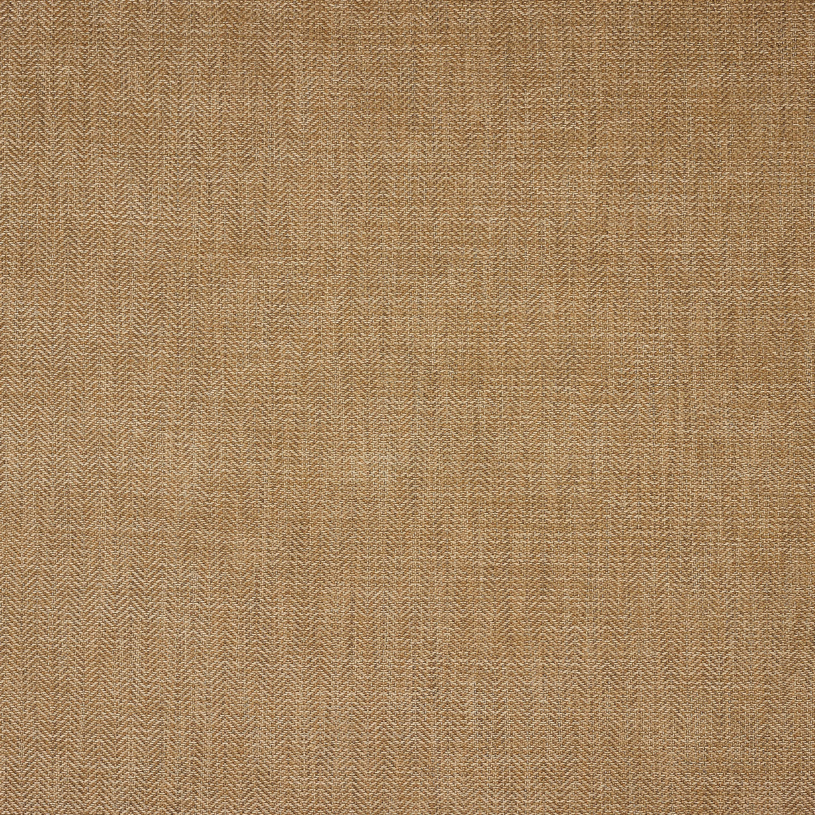 Warm sienna-beige herringbone weave fabric swatch with fine texture