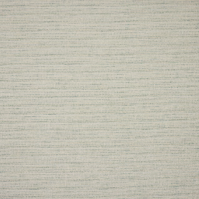 Pale aqua plain weave fabric with fine horizontal slub texture