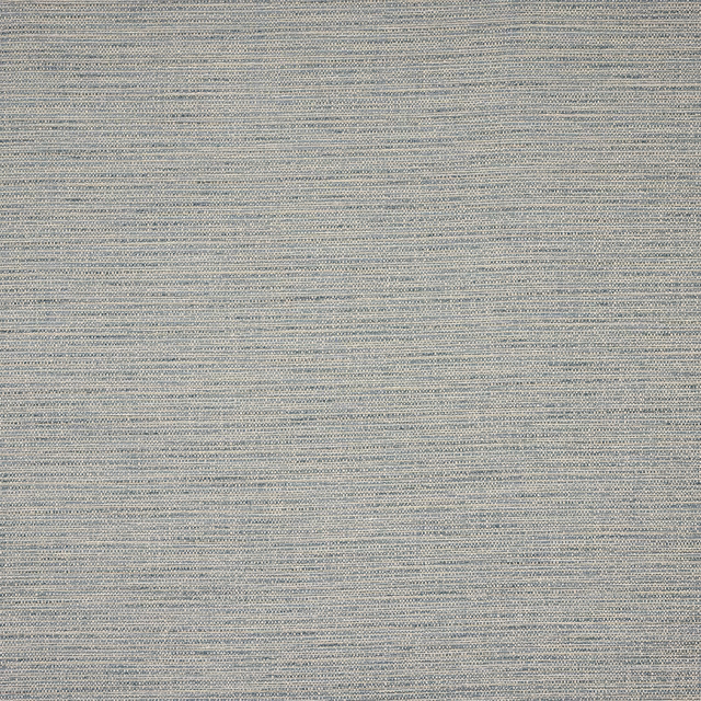Soft dusty blue woven fabric with fine heathered texture and pale grey undertones