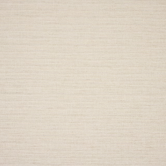 Close-up of a soft ivory plain-weave fabric with fine horizontal texture