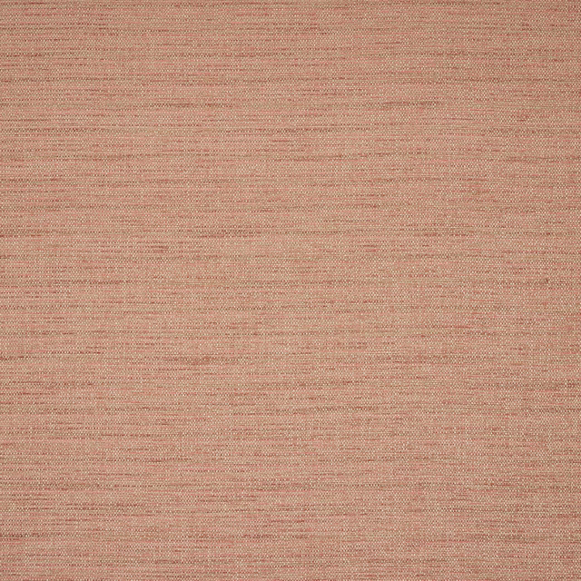 Textured soft terracotta-red plain fabric with fine horizontal slubbing