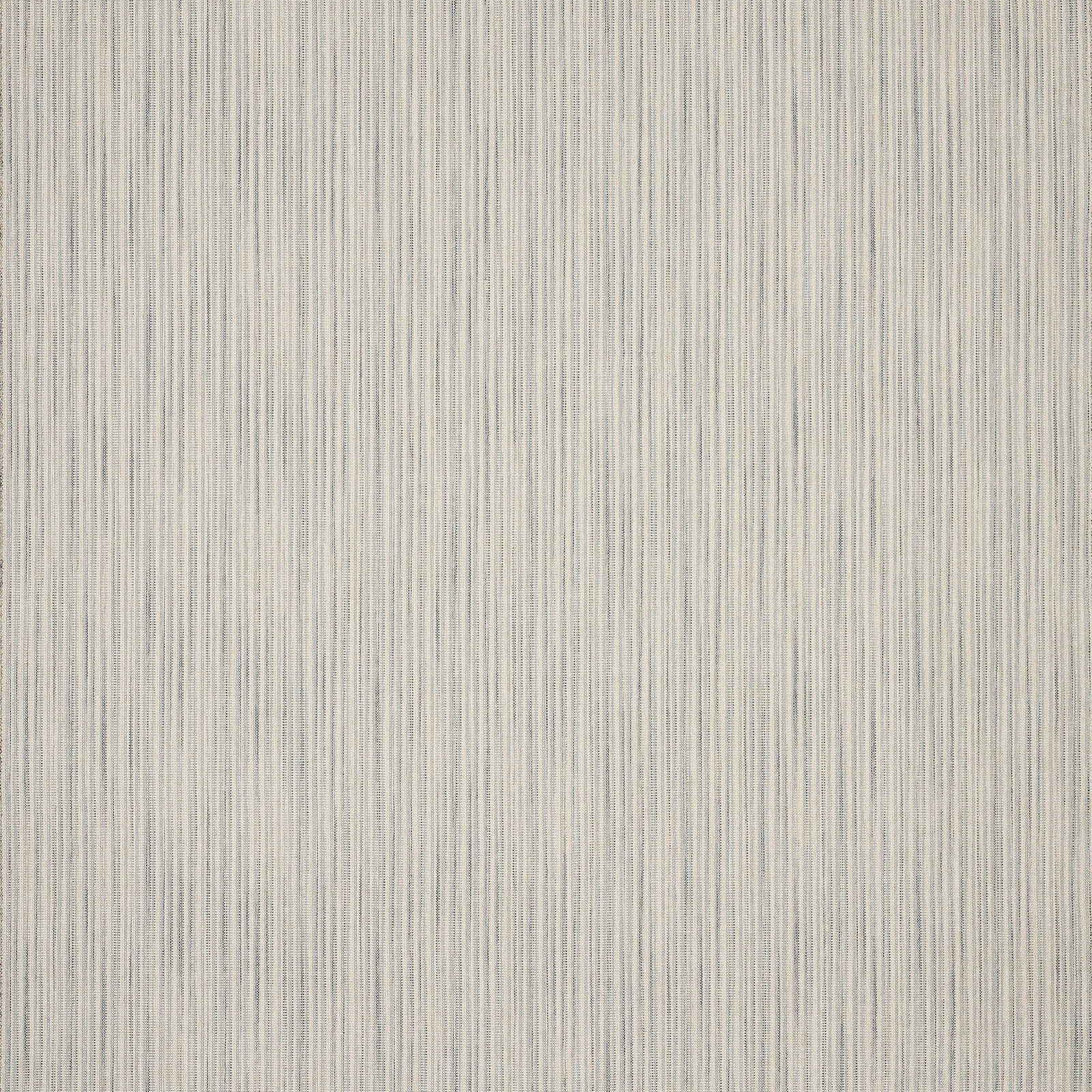 Pale blue striped fabric swatch with fine vertical texture and soft linen look