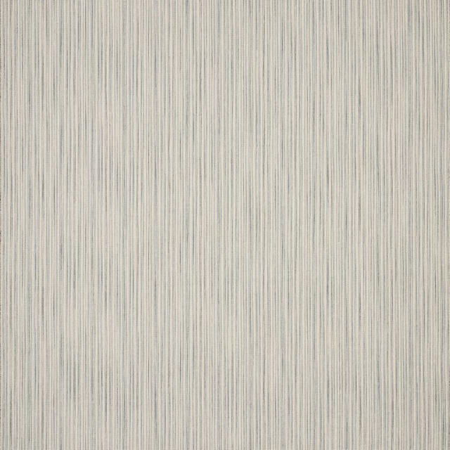 Pale blue striped fabric swatch with fine vertical texture and soft linen look