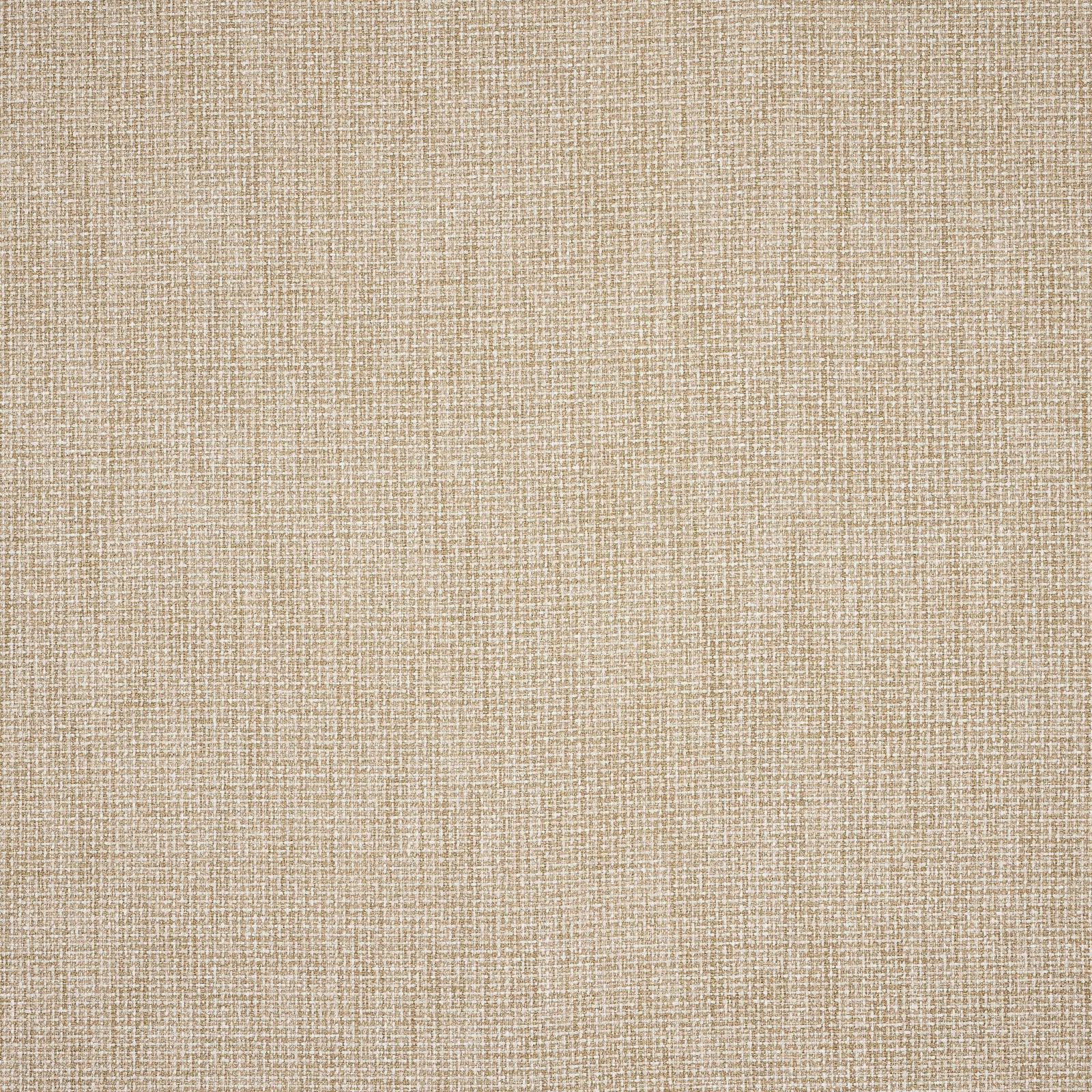 Close-up of a soft warm beige plain weave fabric with fine textured grain