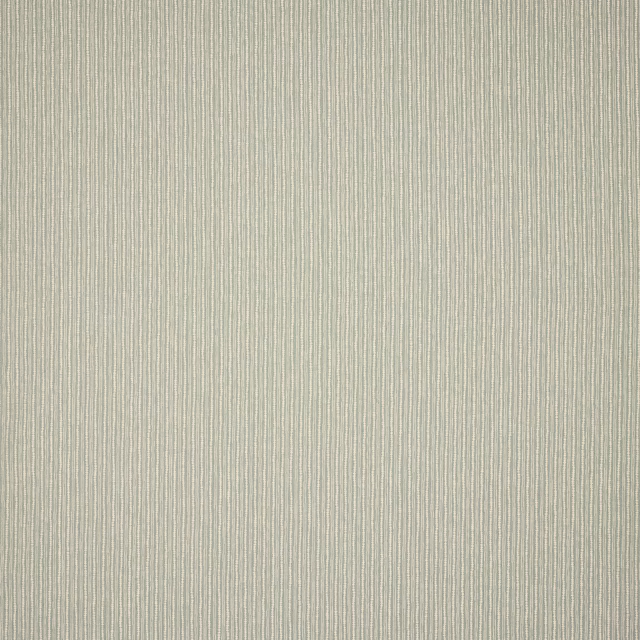 Pale aqua fine vertical striped fabric with a soft neutral ground