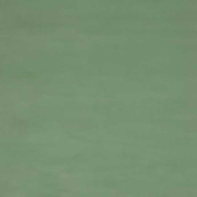 Soft celadon green plain cotton swatch with a smooth matte surface