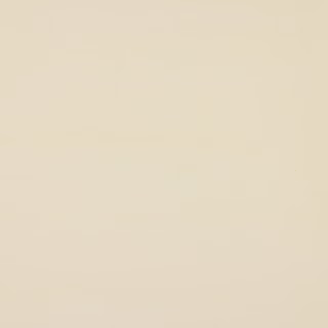 Plain soft cream cotton swatch with a matte, natural texture