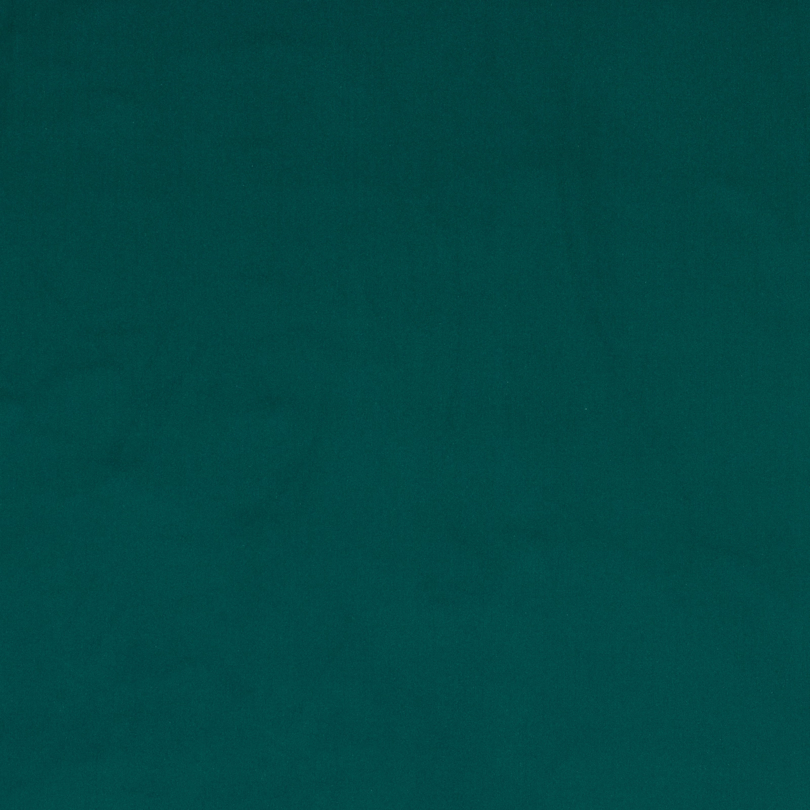 Deep teal plain woven cotton swatch with a smooth matte finish