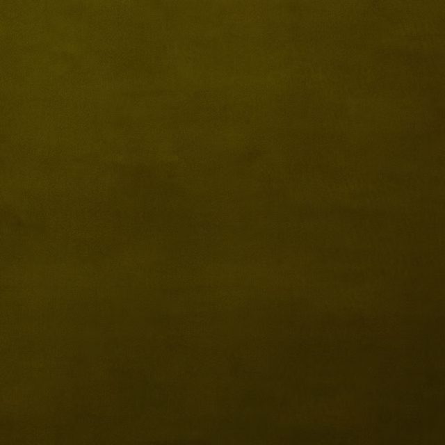 Deep olive plain-woven cotton fabric swatch with a smooth, matte surface