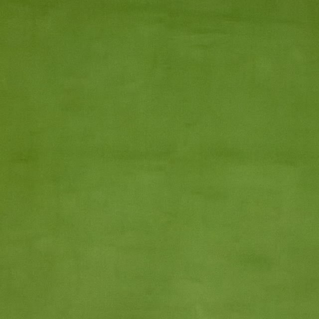 Fresh moss green plain cotton fabric with a smooth matte finish