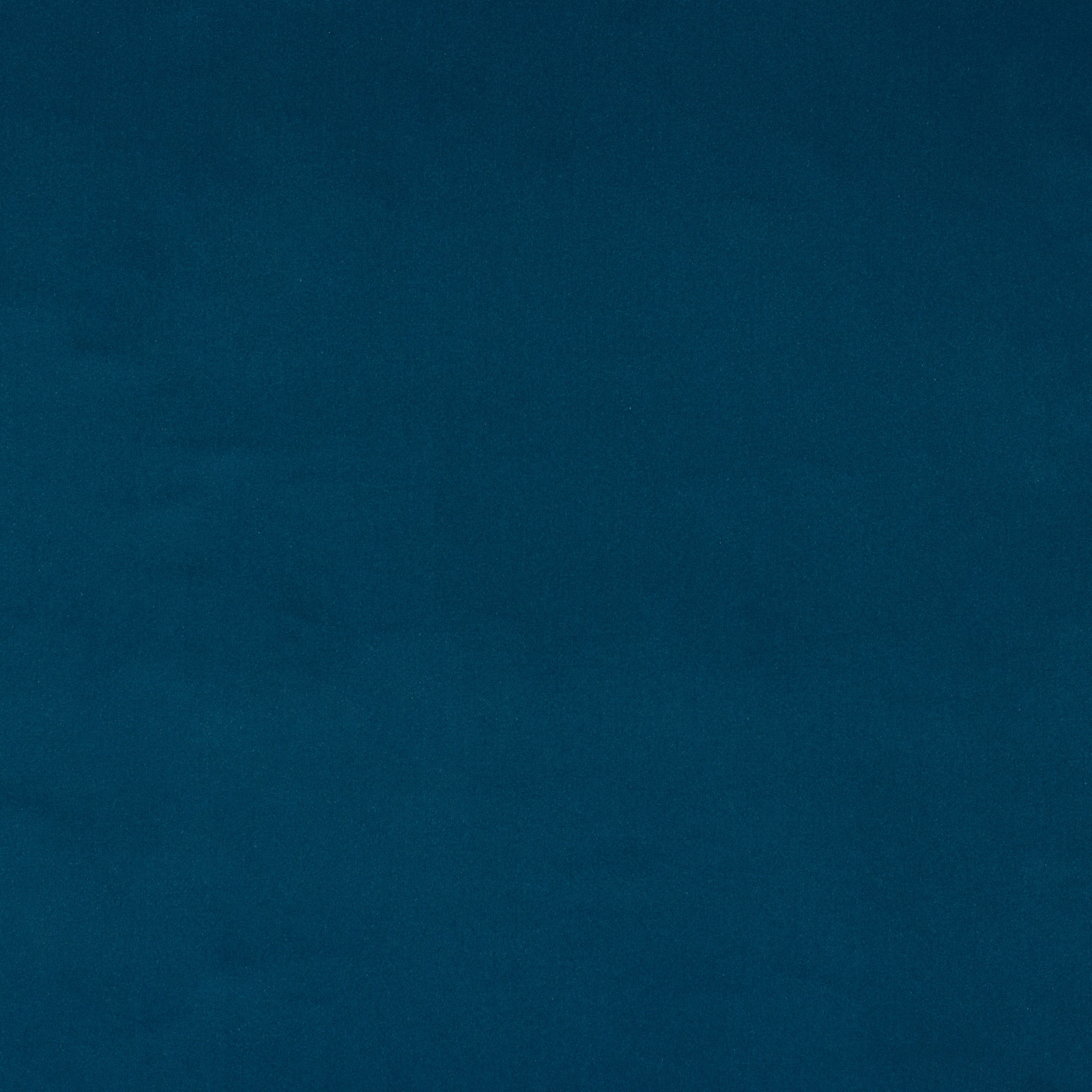 Deep teal blue plain cotton swatch with a smooth, matte surface