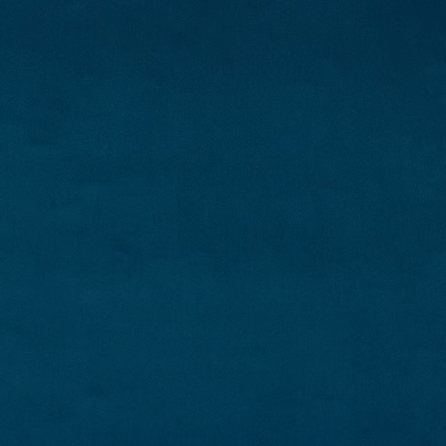Deep teal blue plain cotton swatch with a smooth, matte surface