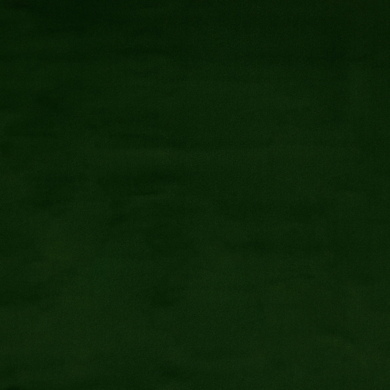 Plain deep forest green cotton fabric with a matte, softly shaded surface