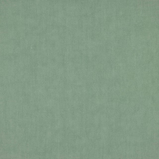 Soft celadon green plain linen fabric with fine woven texture