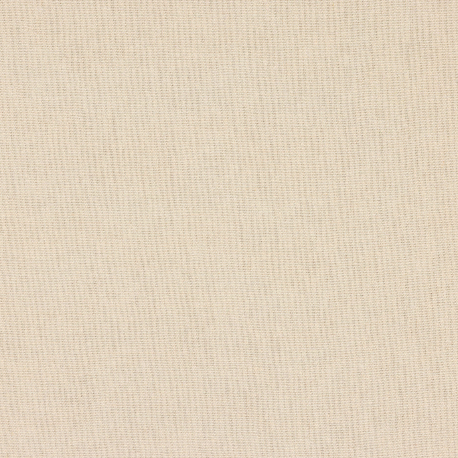 Close-up of soft cream linen plain weave with subtle natural texture