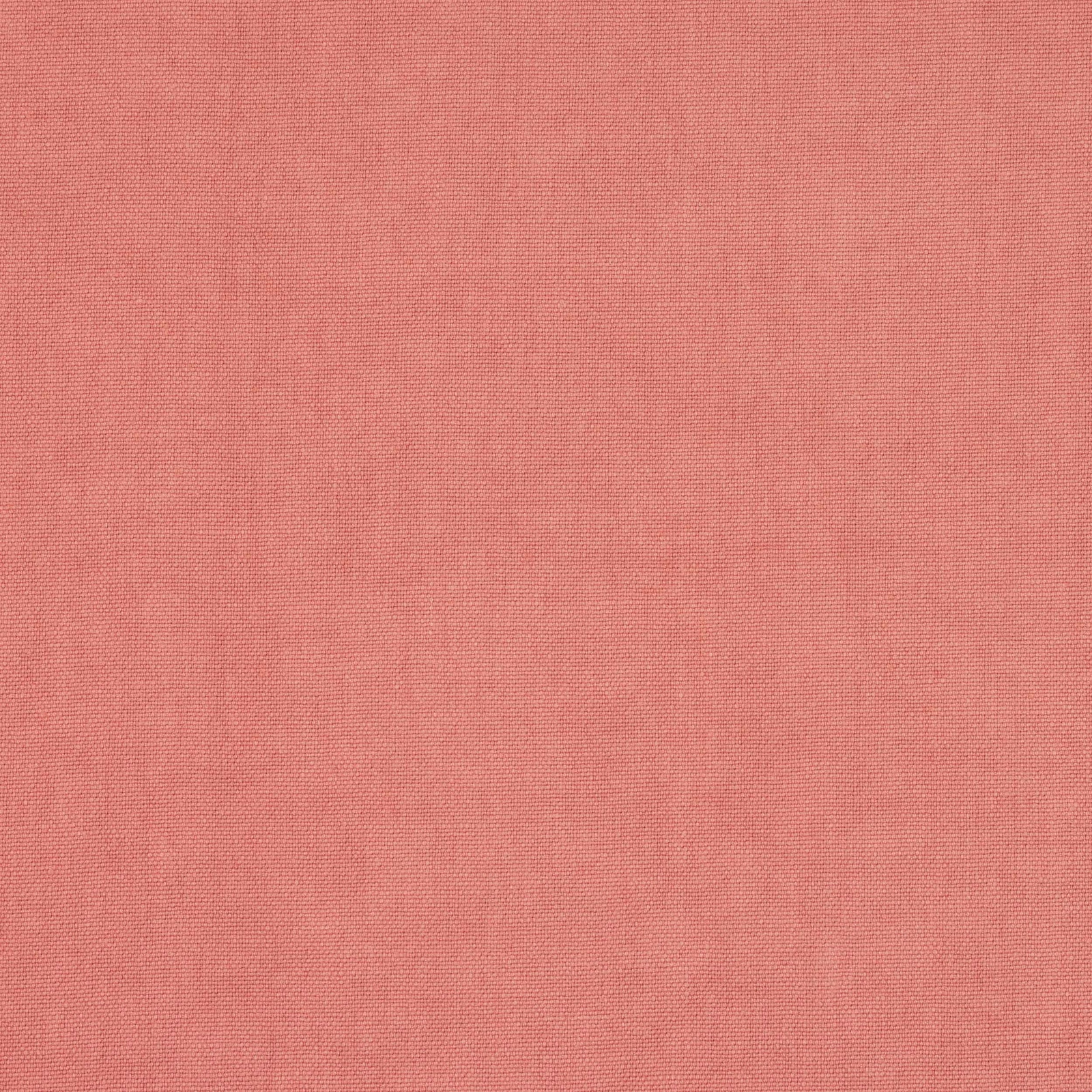 Close-up of a soft dusty rose plain-woven linen fabric