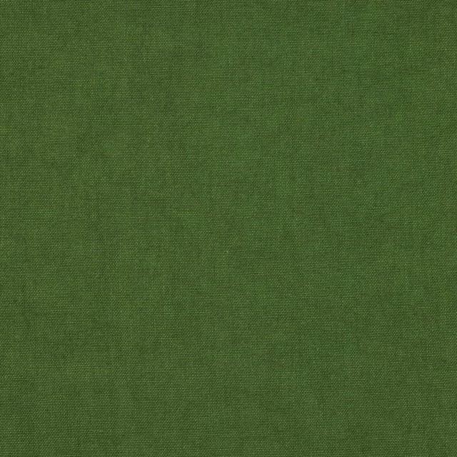 Muted moss green plain linen swatch with fine woven texture