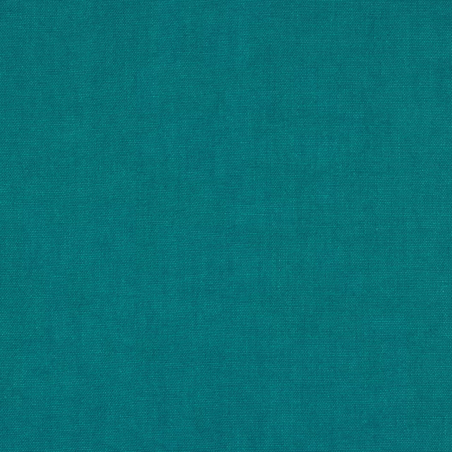 Solid vivid teal linen swatch with fine matte woven texture