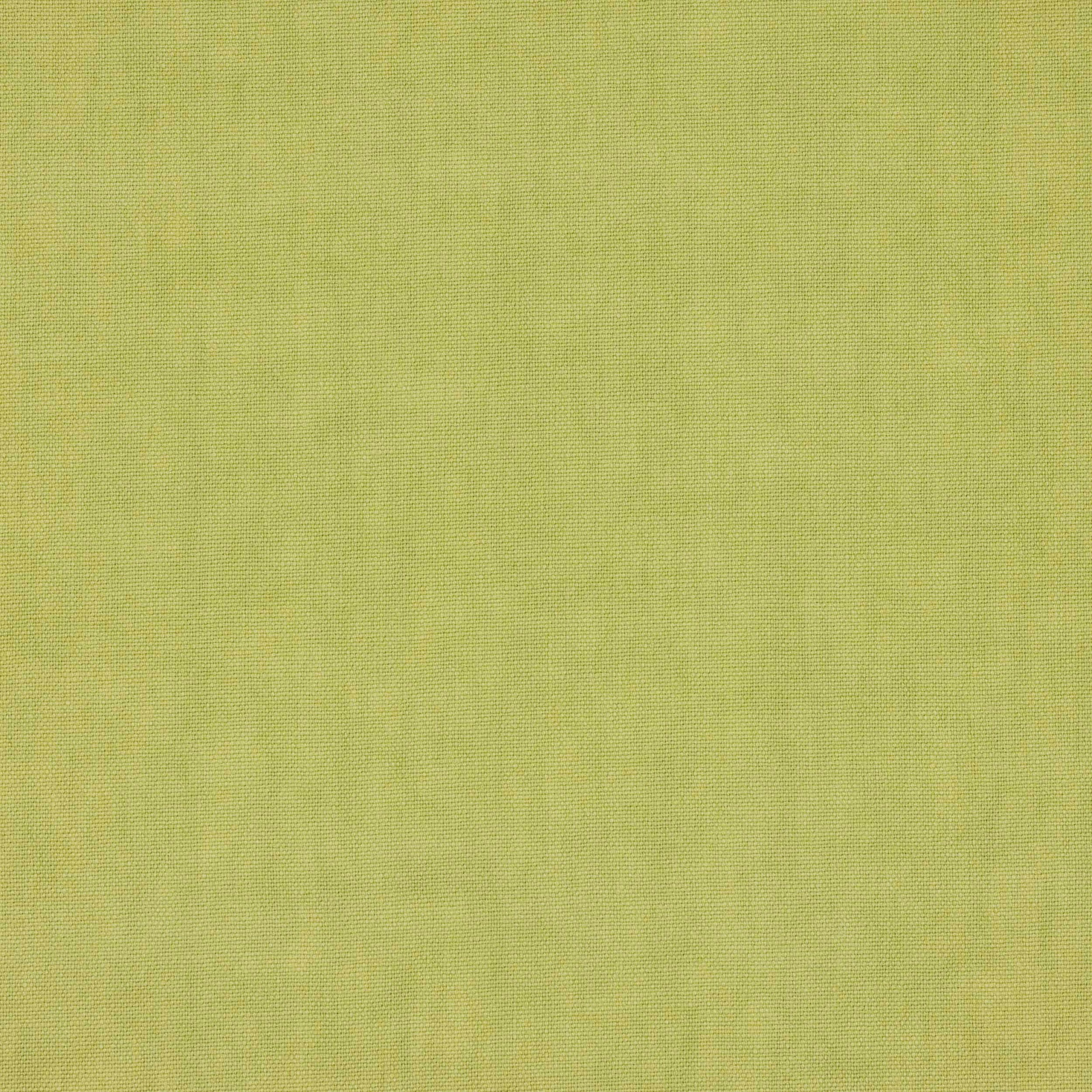 Pistachio green plain linen fabric with a fine natural weave texture
