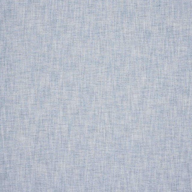 Soft pale blue woven fabric with a fine linen-like texture