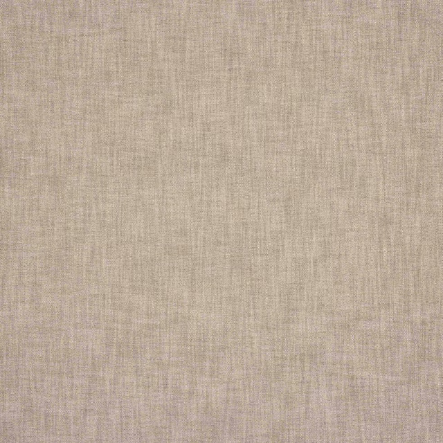 Close-up of warm sandy beige woven outdoor fabric with fine crosshatch texture