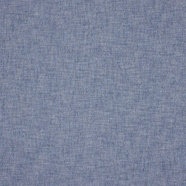 Muted denim-blue woven fabric with a fine, softly textured surface