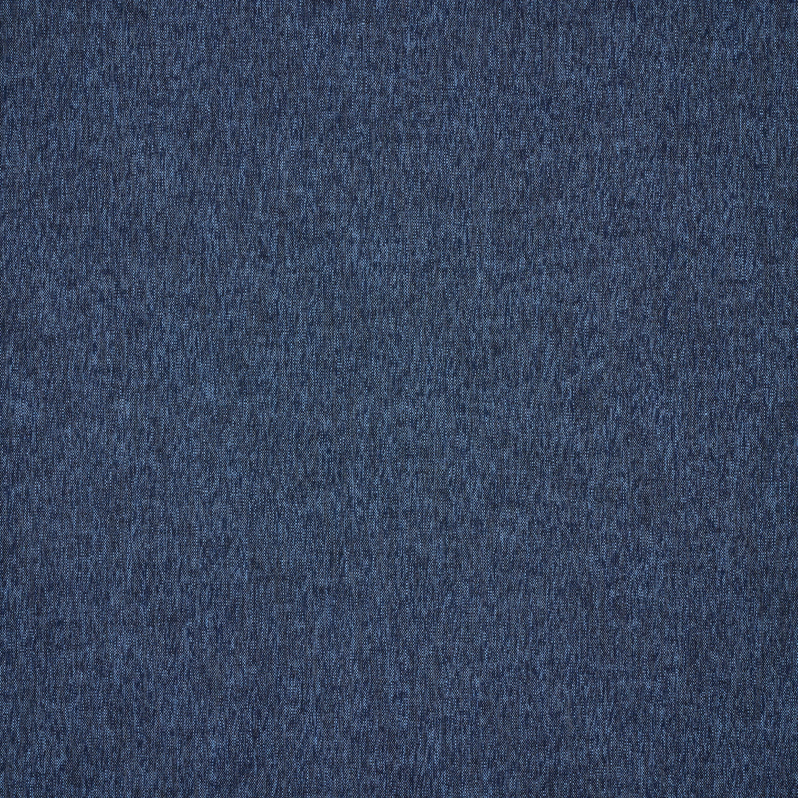 Close-up of a deep navy blue plain-woven outdoor fabric with fine texture