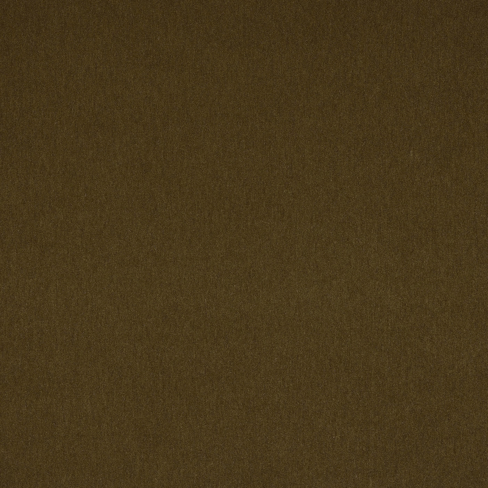 Close-up of deep muted olive plain fabric with a fine woven texture