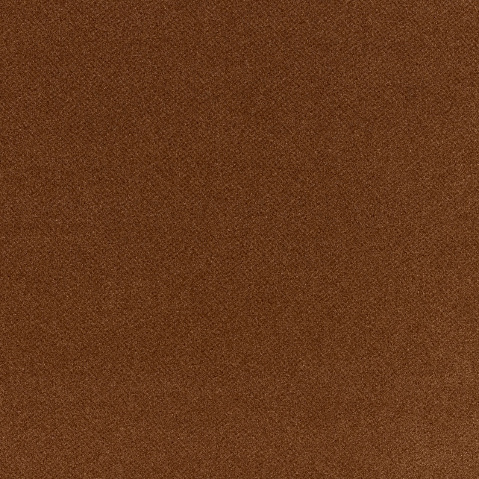 Deep tobacco-brown plain woven fabric with a soft, matte texture