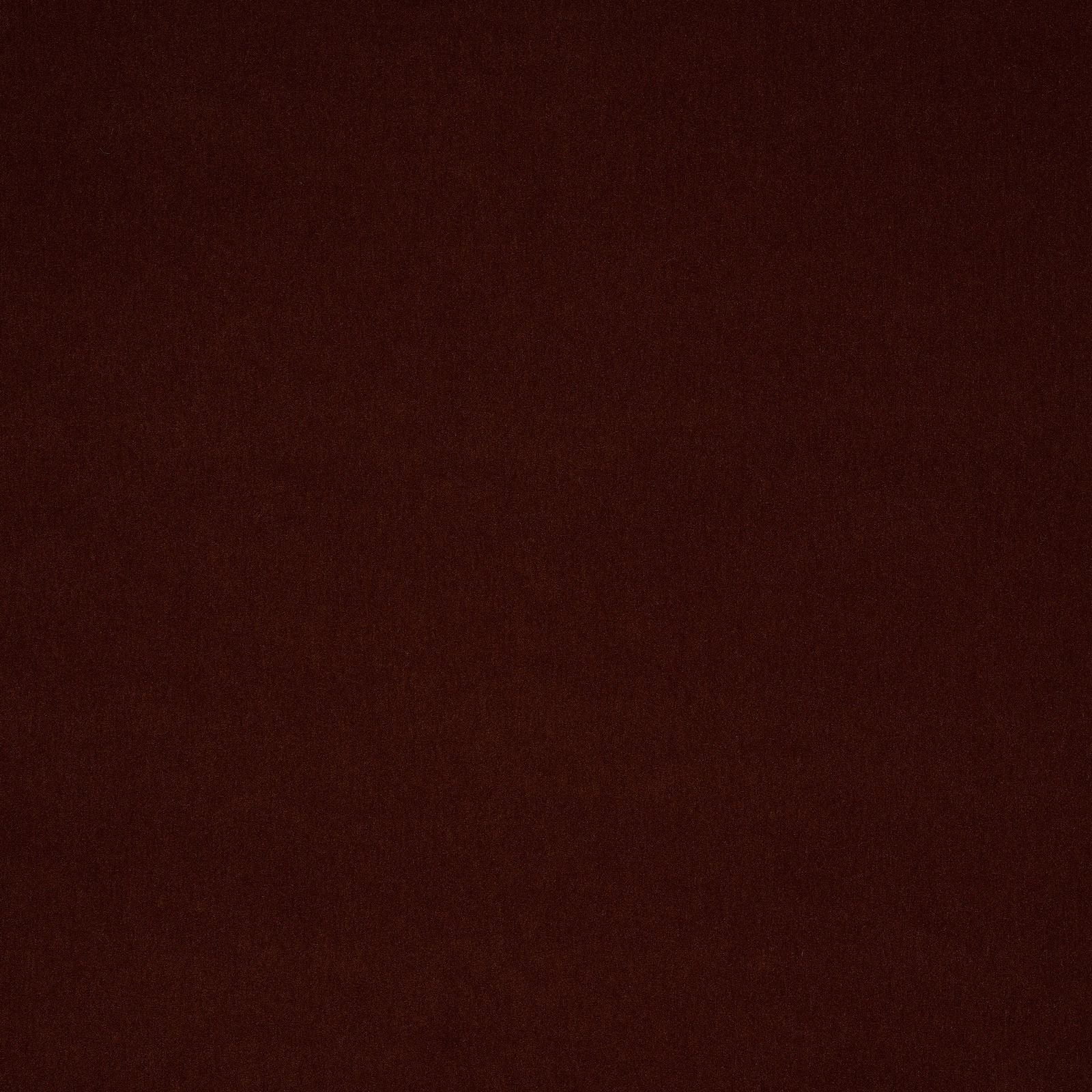 Deep chocolate brown plain woven fabric swatch with soft matte texture