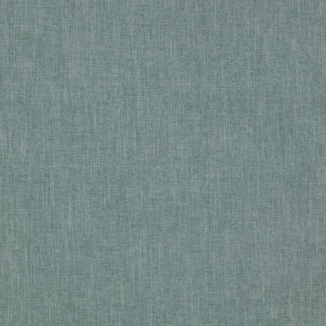 Soft aqua teal plain weave fabric with fine slubbed texture