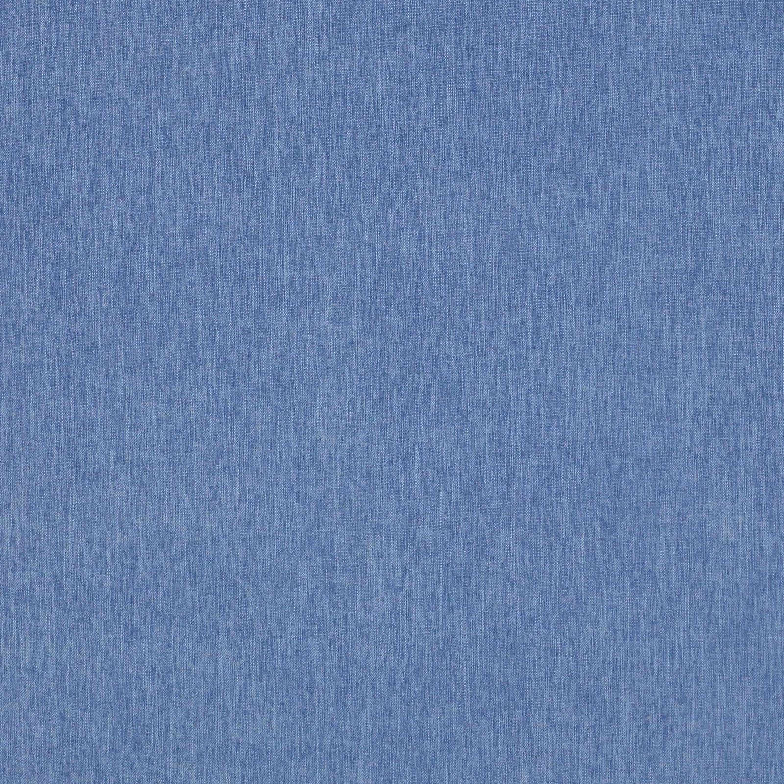 Soft denim-blue plain fabric swatch with fine vertical texture