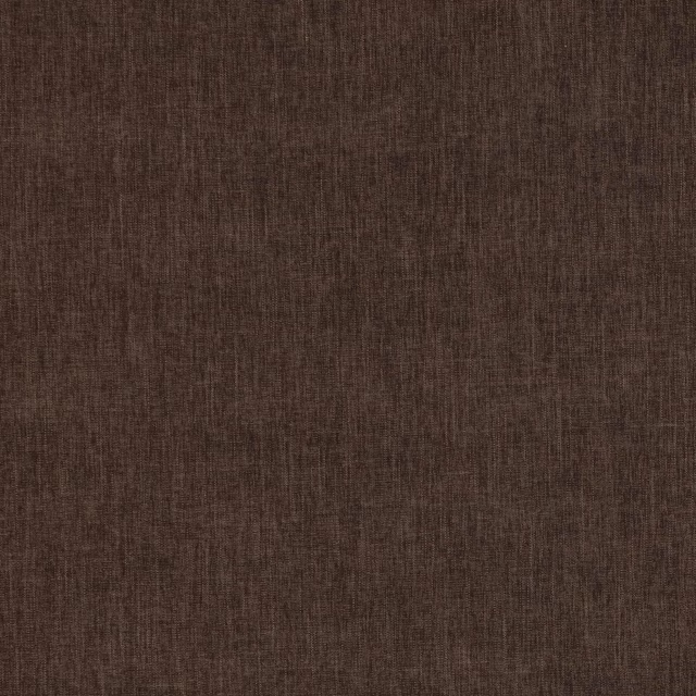 Dark cocoa-brown plain woven fabric with a fine textured surface