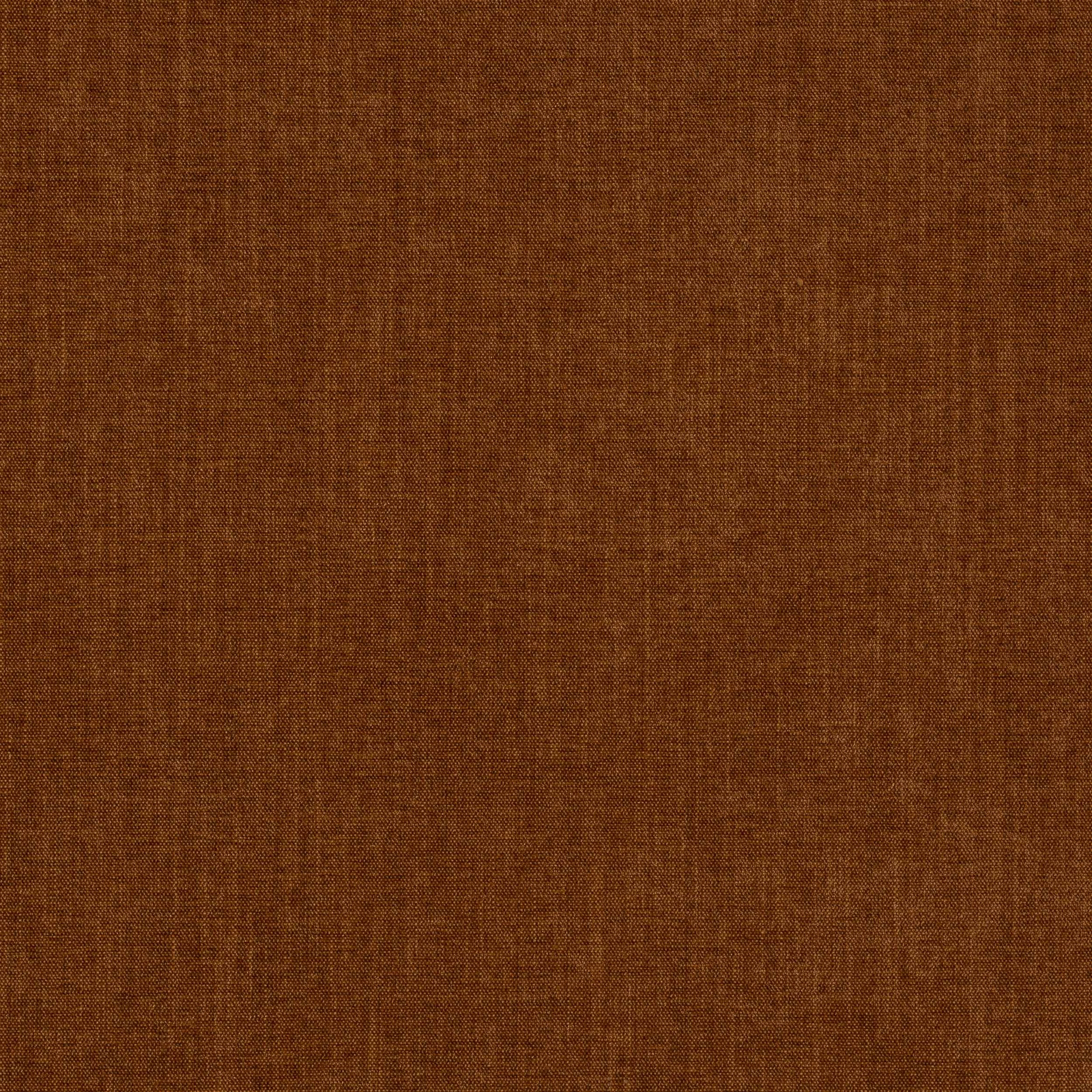 Warm cinnamon-brown plain woven fabric with fine textured crosshatch