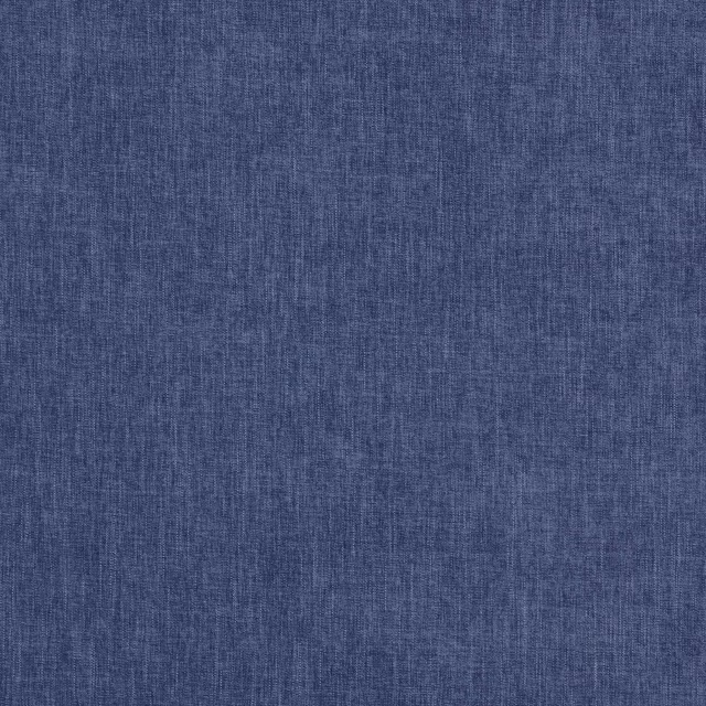 Deep denim-blue woven fabric swatch with a subtle textured plain finish