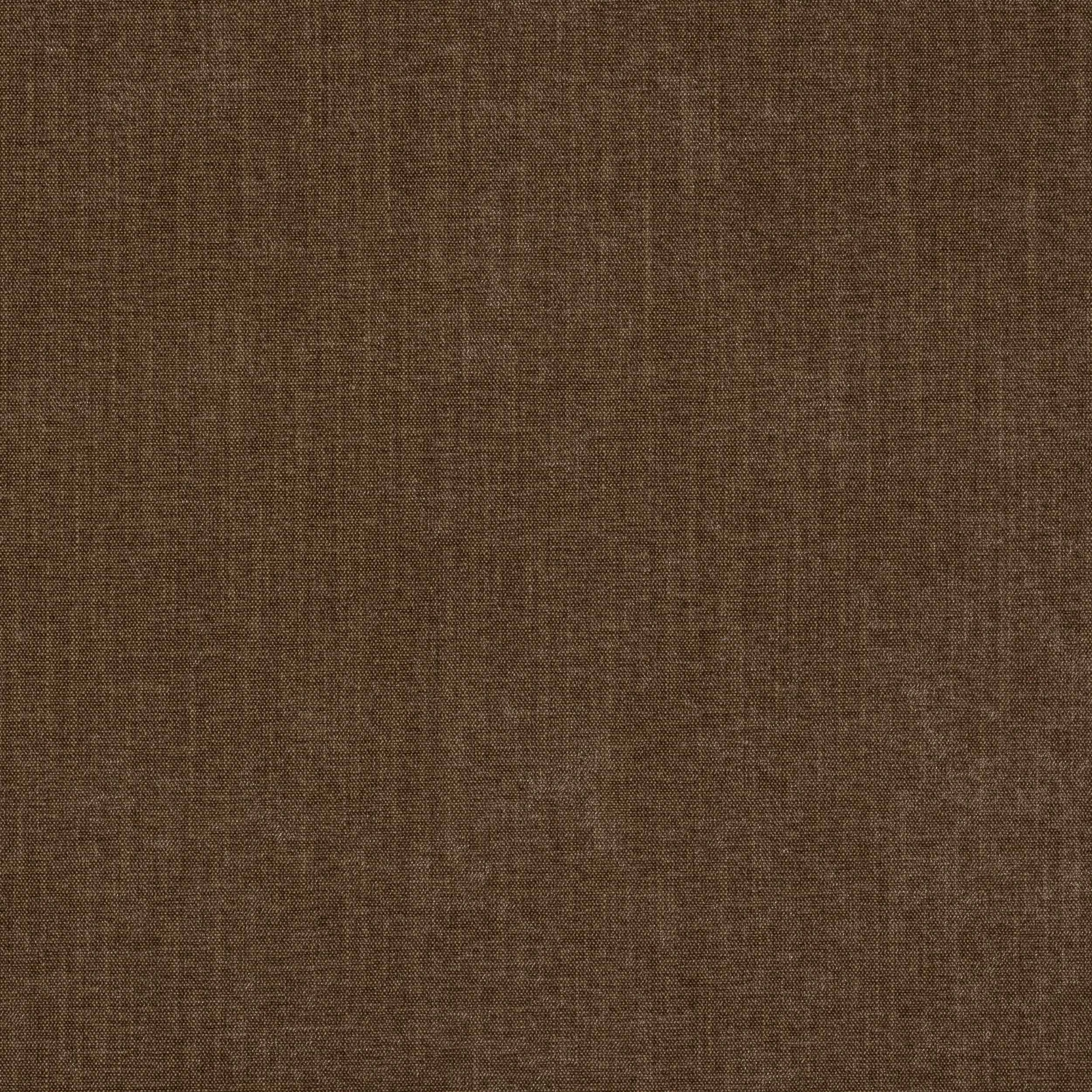 Close-up of warm cocoa brown woven fabric with a fine textured surface