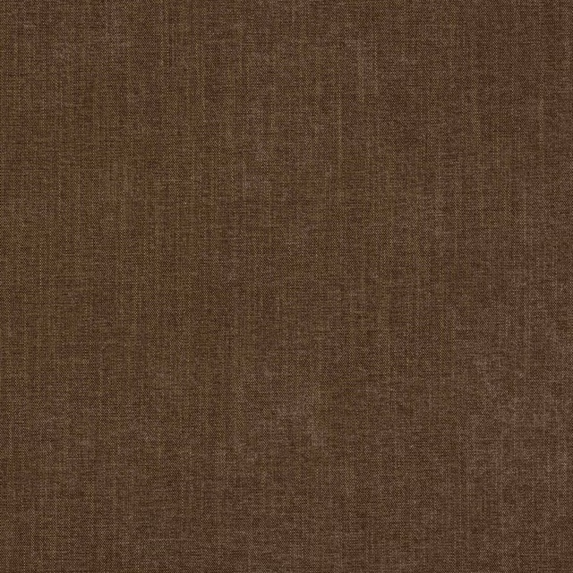 Close-up of warm cocoa brown woven fabric with a fine textured surface