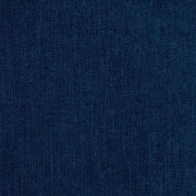Dark navy blue plain woven fabric with a fine textured surface