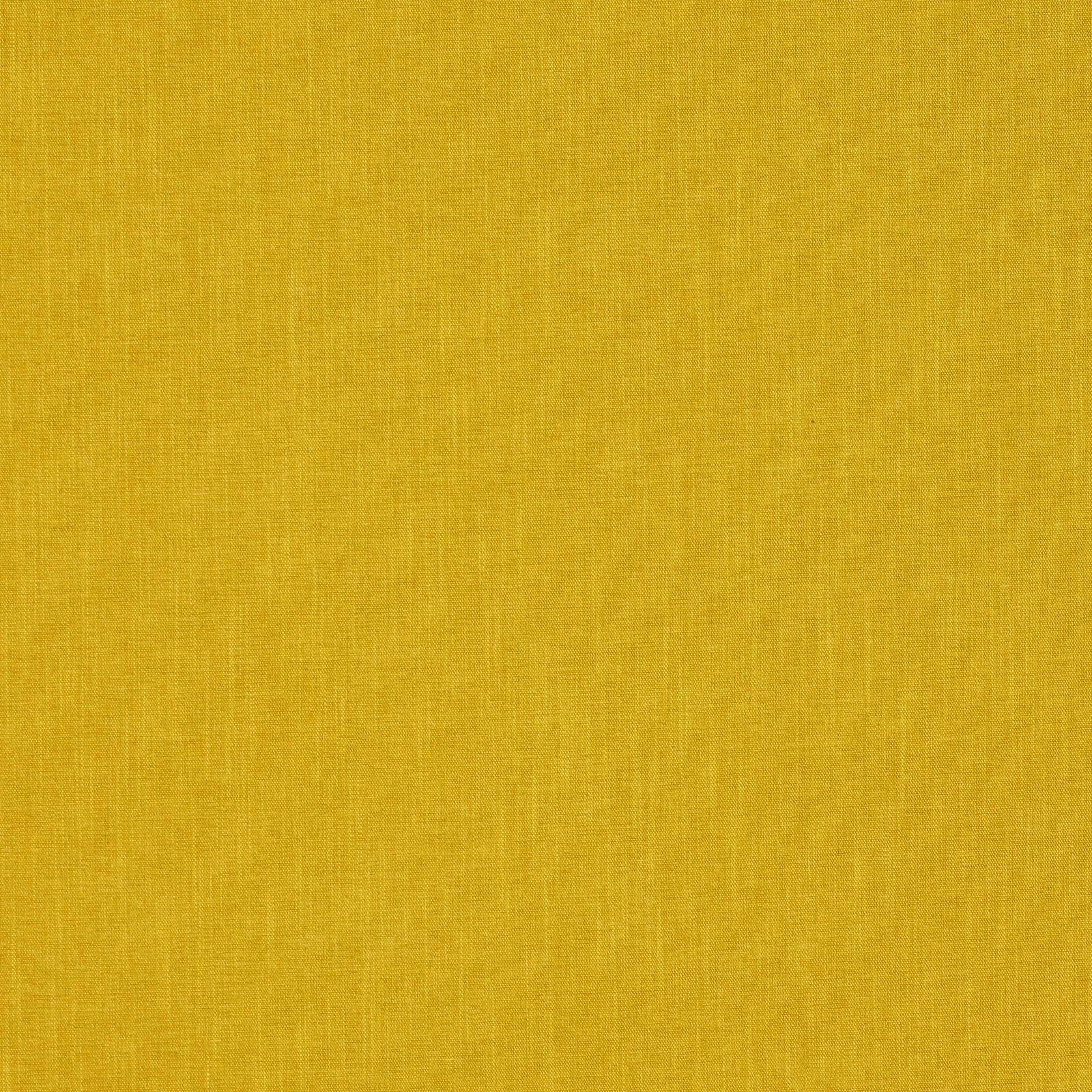Mustard-gold plain woven fabric with fine linen-like texture