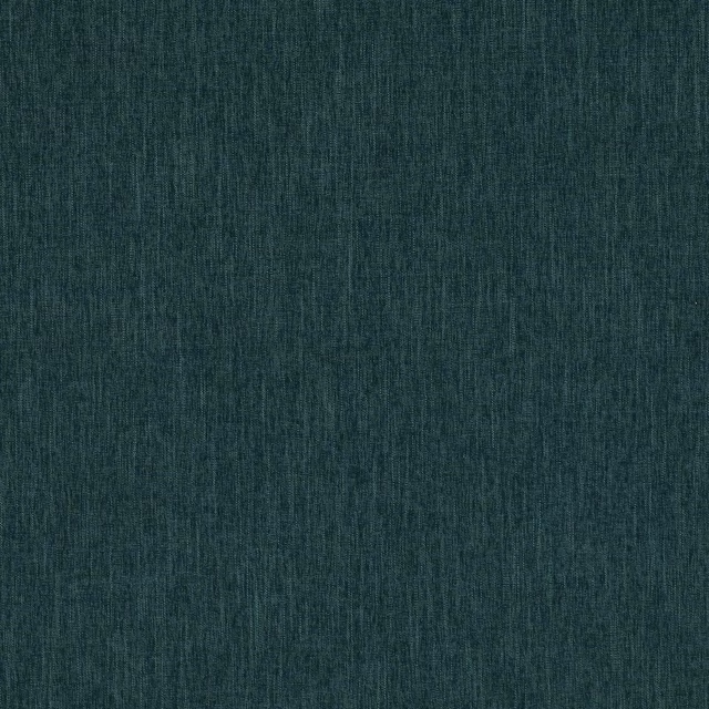 Dark moss green plain fabric swatch with fine vertical texture
