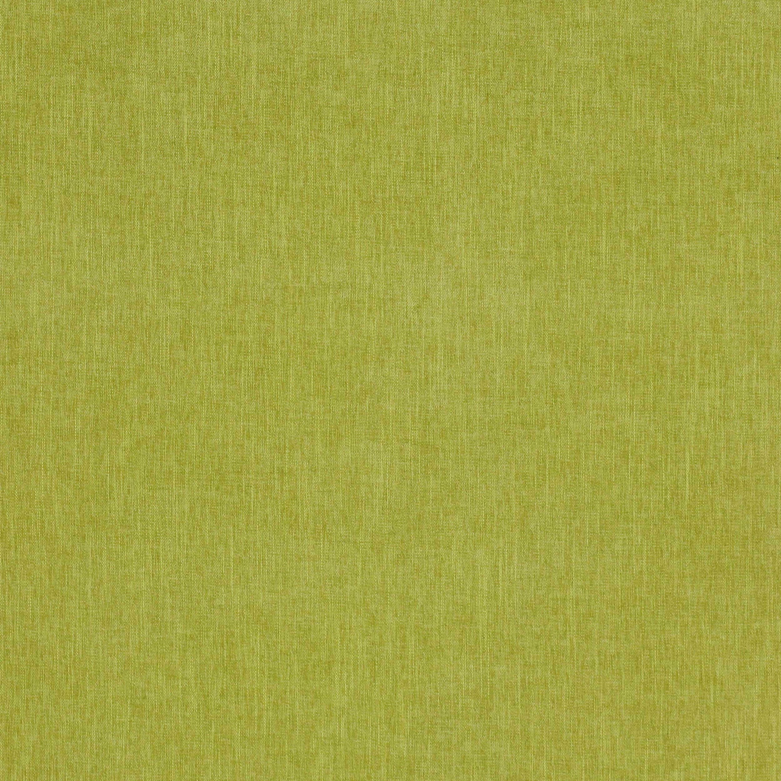 Lime green plain woven fabric swatch with a fine matte texture