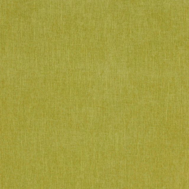 Lime green plain woven fabric swatch with a fine matte texture
