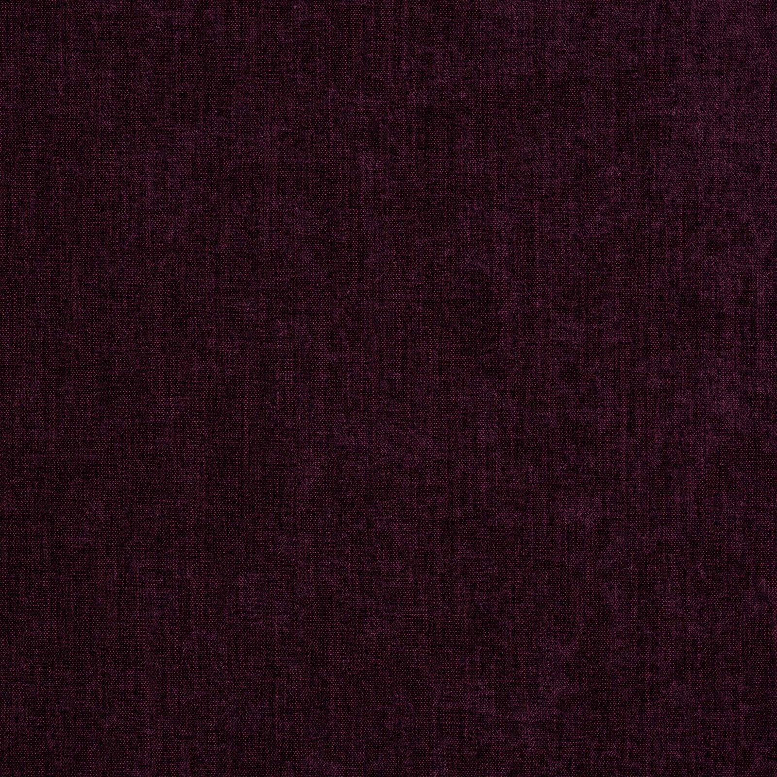 Deep plum woven fabric swatch with a fine, textured plain weave