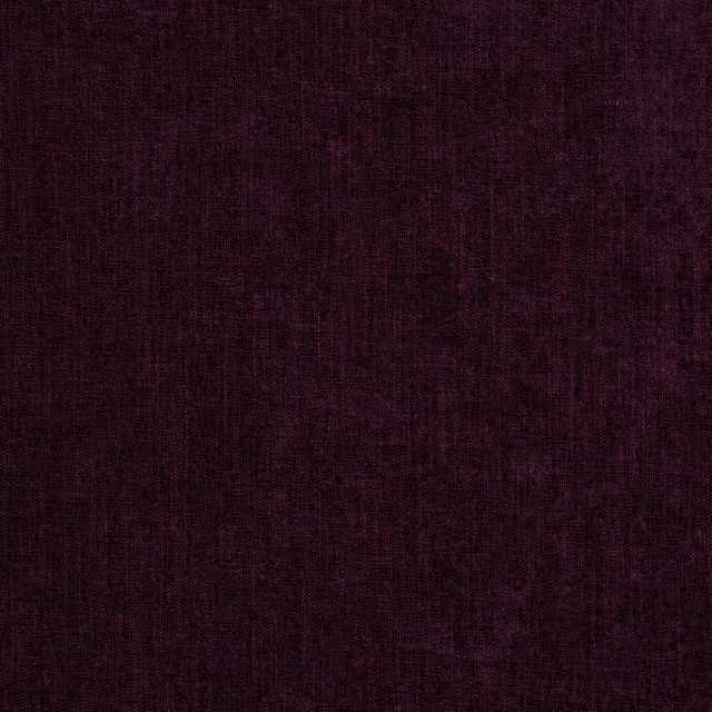Deep plum woven fabric swatch with a fine, textured plain weave